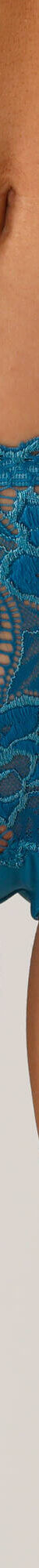 Culotte haute dentelle unie Arum (bleu canard) Culotte haute dentelle unie Arum (bleu canard)